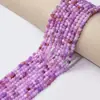 Contas redondas de cristal natural semiacabadas de ágata com múltiplas contas DIY soltas para colar e pulseira, contas espaçadoras de 4 mm atacado