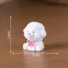 Muñeco de Perrito Golden Retriever Flocado Lindo, Llavero de Decoración DIY Lindo, Accesorios para Colgar en Bolsas, Mini Adornos Pequeños