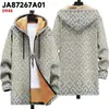 Chaqueta de Estilo Nuevo Transfronteriza con Elementos de Patrón Multicolor, Cárdigan con Capucha y Cremallera 62, Abrigo Grueso de Algodón Polar de Invierno con Forro Amarillo