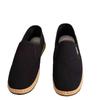 2025 malla tejida de artemisa para moscas zapatos casuales de tela del viejo Pekín suelas suaves versátiles desodorantes zapatos transpirables de verano para hombre