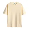 Camiseta de Manga Corta de Algodón Puro de Peso Pesado 260g, Holgada Casual de Color Sólido Oversize para Publicidad, Uniforme de Clase, Camiseta Promocional, Camiseta Cultural