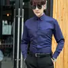 Camisas de Negocios Profesionales para Hombre, Camisas Formales Ajustadas de Manga Larga, Ropa para Hombre Tallas Grandes, Estilo Unisex Blanco, Sin Planchar