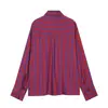 Camisa de Rayas con Cuello Alto de Pie, Doble Botonadura y Lazo para Mujer, Nueva Colección Primavera 2026, Transfronteriza AliExpress 5929217