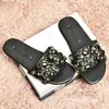Pantuflas Planas con Pedrería para Uso en Exteriores Verano 2022 Nueva Moda Versátiles Talla Extra Grande 41-45 Sandalias de Celebridad de Internet Tendencia Ins