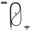 Lanyard Popular para Teléfono Móvil de Muñeca 6mm Fuerte para Colgar en el Cuello Cruzado Ajustable Exterior Montañismo Cuerda Trenzada Anti-Pérdida Color Pistola
