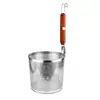 Colador de Acero Inoxidable para Fideos de Hot Pot, Red de Filtrado Comercial, Cesta para Fideos, Cesta de Cocina, Colador de Verduras para Hogar y Cocina, Cesta Coladora con Asa
