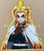 Cazador de demonios: Kimetsu No Yaiba Tanjiro Colgante de Fieltro Llavero de Mochila Lindo de Alto Valor Adorno Colgante de Tela No Tejida Periférico de Anime