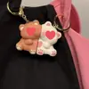Nuevo Llavero Colgante Magnético de Pareja de Cachorros de Línea Linda Creativa Regalo Pegatina de Cachorro Modelo Mejor Amigo
