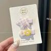Presilhas de cabelo infantis em formato de estrela na cor dopamina que não danificam o cabelo, presilhas para franja, presilhas laterais, grampos de cabelo para meninas, acessórios de cabelo
