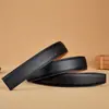 Cinturón Automático de Hebilla de Moda para Hombre 3.5cm Sin Hebilla, Cinturón Sencillo para Viajes Diarios, Cinturón de una Pieza para Dropshipping