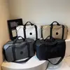 Bolsa de almacenamiento grande para camping al aire libre con asa de carrito, adecuada para viajes de negocios y viajes cortos, elegante, ligera, bolsa de gimnasio multifuncional