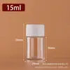 Botellas Transparentes de Boca Ancha para Dispensar Cuentas, 30, 50, 100ml Botellas Cápsula de PET, Botellas Selladas para Líquidos, Botellas de Boca Ancha