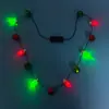 Transfronterizo Nuevo Más Vendido Navidad Campanas de Navidad Collar LED Luminoso Campanas de Navidad Luminosas 6 Luces Decoración Brillante