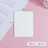 Cor em estoque nota adesiva transparente fofa PET à prova d'água nota translúcida filme fluorescente não cobre adesivos de índice atacado
