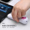 Amazon Recargable por USB Láser Teaser para Gatos Multipatrón Huella de Pata de Gato Juguete para Gatos Proyección Infrarroja Pluma Teaser para Gatos