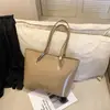 Nova Bolsa de Ombro Casual Transfronteiriça 2026, Bolsa Tote Simples Retrô de Grande Capacidade, Bolsa de Mão de Luxo para Mulheres