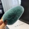 Pinza para el cabello Mao Mao Corea del Sur Ins Cabello de conejo Rex real Pinza para el cabello de felpa linda de gran tamaño Lado de piel Tarjeta BB Celebridad de Internet