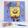 Línea cachorro pintura al óleo digital diy relleno pintura al óleo pintada a mano hecha a mano niños venta al por mayor puesto pintura decorativa