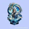 Nezha: Mercancía del Niño Demonio que Perturba el Mar imanes magnéticos de acrílico para refrigerador con Nezha, Ao Bing, Ao Guang y Ao Run del anime