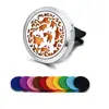 Clip de aromaterapia para coche de acero inoxidable 316L, clip para la boca de aire del coche, clip para perfume de coche, imán para perfume.