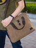 Venta al por mayor de fábrica nuevo maletín de negocios simple para hombre bolsa de lona lavada bolso de moda bandolera de hombro