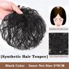Peça de peruca peça de reposição de cabeça cabelo curto cacheado pequeno franja de milho leve fofa peruca feminina Fábrica atacado
