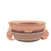 Bolso tejido bicolor para mujer 2026 nuevo modelo casual versátil riñonera de moda texturizado casual simple para viaje bandolera