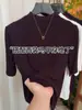 Camiseta Morada de Canalé Elástica de Cuello Alto Medio para Mujer, Nueva Moda Coreana de Primavera Color Sólido Ajustada Manga de Cinco Cuartos