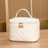 Bolsa Cosmética Fresca e Doce de Grande Capacidade, Bolsa Satchel, Bolsa Balde, Personalizada, Grande e Pequena, Versátil, Transversal, de Ombro para Mulheres