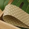 Cinta de puntos blancos, accesorios para el cabello, material de bricolaje, adorno para ropa, sombrero, ramo, embalaje, cinta de algodón y poliéster impresa