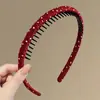 2026 Nuevo Modelo Diadema Exquisita de Corona Alta, Lujosa y Elegante, con Dientes, Pinza para el Cabello, Versátil Accesorio para el Cabello de Verano