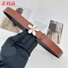 Cinturón de Moda Versátil Simple para Mujer con Letra de Diseñador Nuevo y Moderno, Cinturón Decorativo Moderno para Jeans