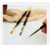 Pluma para Arte de Uñas de Doble Punta, Pluma Ultra Fina para Tallado y Dibujo de Líneas, Pluma Profesional para Dibujo de Flores en Uñas, Pluma de Fototerapia, Herramienta para Arte de Uñas