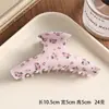 Presilha de Cabelo Nova Estilo Coreano Rosa Suave Floral em Estoque com um Toque Doce e Delicado de Alta Qualidade para Penteados Semi-Presos