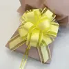 Tamaño Grande Transfronterizo 50 Colores Lisos Organza Flores de Bola Tridimensionales Regalos Navideños Decoración de Bodas Flores Tiradas a Mano
