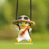 Pato Oscilante Transfronterizo Pato Celebridad de Internet Adorno Colgante de Aromaterapia para Espejo Retrovisor de Coche Suministros de Decoración para Coche Decoración Colgante Interior al por Mayor