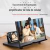 Amplificador de tela de celular retrátil de 14 polegadas, suporte de mesa preguiçoso para casa, para assistir vídeos e jogar, suporte para celular de entrega