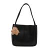 Bolsa de Ombro Texturizada para Roupa de Trabalho Retrô de Grande Capacidade Feminina 2023 Outono e Inverno Nova Bolsa Casual Versátil Bolsa Tote Moderna