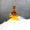 Decoração de Bolo Transfronteiriça Feliz Natal Acrílico Inserção para Bolo Inserção de Decoração de Bolo Suprimentos para Festa de Natal