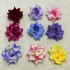 Cabezas de Flores de Rosa Artificial de Alta Gama con Bordes Rizados para Decoración de Paredes de Flores de Boda, Boutonnières de Flores Artificiales, Decoraciones Florales para Arcos, Venta Directa del Fabricante