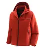 Chaqueta tres en uno con forro polar, adecuada para actividades al aire libre, uso casual y estilos unisex; se puede personalizar con logotipos impresos; ideal para el trayecto diario y los viajes al aire libre