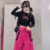 Traje de Otoño para Niña de Corea del Sur Estilo Occidental Celebridad de Internet Calle Frita Jazz Dulce Fresco Chica Picante Sudadera con Capucha Manga Larga Pantalones de Grulla Conjunto de Dos Piezas