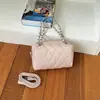 Bordado de almohada estilo coreano 2026 nueva tendencia de moda patrón de diamante simple bolso cruzado casual para el día a día