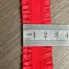Ropa de Bebé Hecha a Mano Plisada con Volantes Elásticos de Colores en Stock Ropa Interior Bragas Calcetines DIY Banda Elástica de Encaje