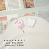 Gatito Lindo con Falda Dibujo Animado Cuentas Sueltas Accesorios de Aleación Material Creativo Colgante Cadena para Celular Joyería DIY Niña