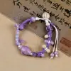 Pulsera tejida a mano estilo chino nuevo de Jingdezhen, fresca, animal de dibujos animados, linda cuerda de mano, disponible al por mayor para dropshipping