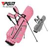 PGM golfe Bag Bracket Bag Mulheres Leve Cart Bag Novo estilo coreano Plaid Bag saco de golfe Venda Direta