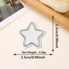 Directo del fabricante: Parches bordados de pentagrama coloridos mini con adhesivo termofusible para ropa, sombreros, bolsos y parches decorativos