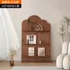 Estantería Minimalista Nórdica Ins de Pie Estante de Pared para Exhibir Libros y Periódicos Estante de Almacenamiento para Revistas Libros Ilustrados Revistas de Celebridades de Internet Vintage
