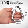La Fábrica Tiene Stock Listo de Hebillas Triangulares de Hierro Sólido Portantes con Cerraduras, Hebillas de Escalada en Forma de Polipasto, Anillos de Tracción para Equipos y Accesorios
